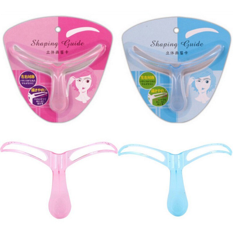 Szablony robić brwi kształtowanie pielęgnacja oczu brwi makijaż Model szablon wielokrotnego użytku projekt brwi urządzenie robić stylizacji różowy gorący!