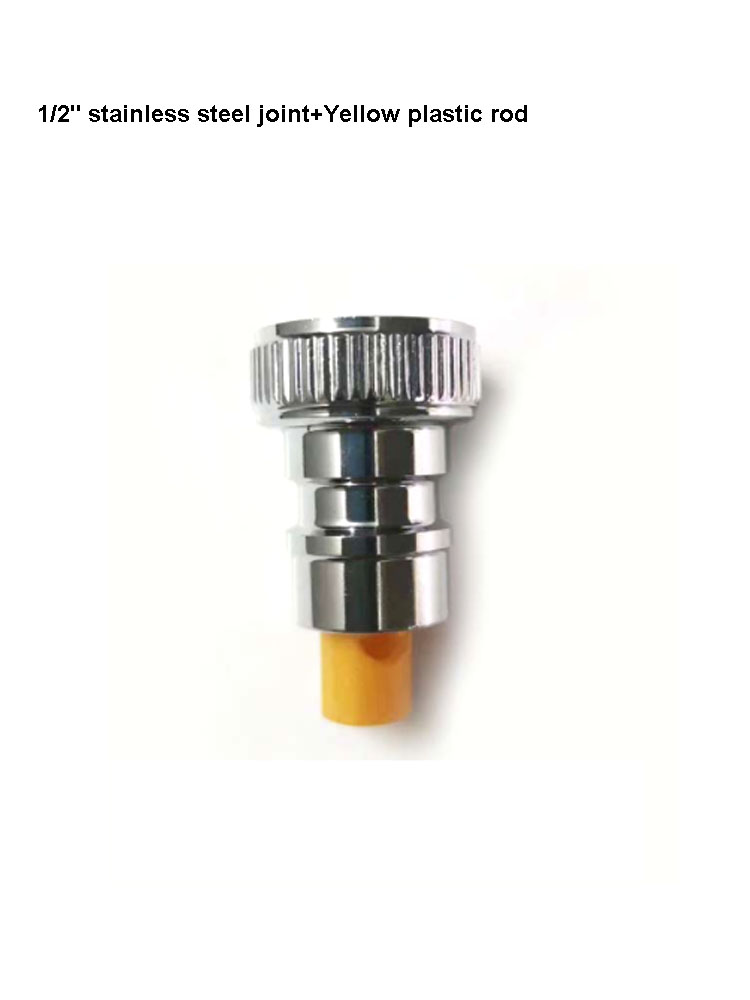 Vaskemaskine vandhane vandstopventil samling 1/2 " 3/4 " anti fald automatisk kontraventil helt messing / plastik indvendig kerne: Sølv