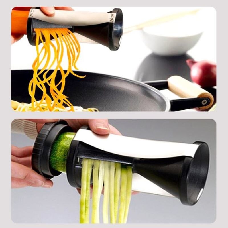 Wortel Komkommer Rasp Spiral Blade Cutter Groente Fruit Spiral Slicer Salade Gereedschap Courgette Noodle Spaghetti Maker