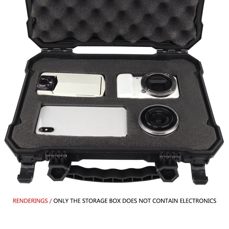 Outdoor Shockproof Sealed Waterproof Safety Case ABS Plastic Dry Box Case Storage Toolbox