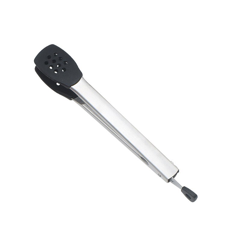 Heat Resistance Kitchen Tong Stainless Steel Food Tongs with Silicone Tips Kitchen Tongs for Cooking: 2