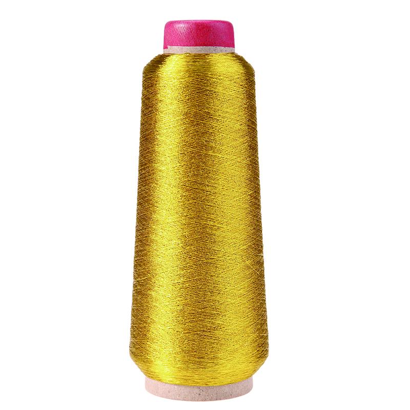 Gold/Silver Thread Computer Cross-stitch Thread Embroidery Threads Metallic Fine Wire Overlock Sewing Machine Textile Thread: Gold