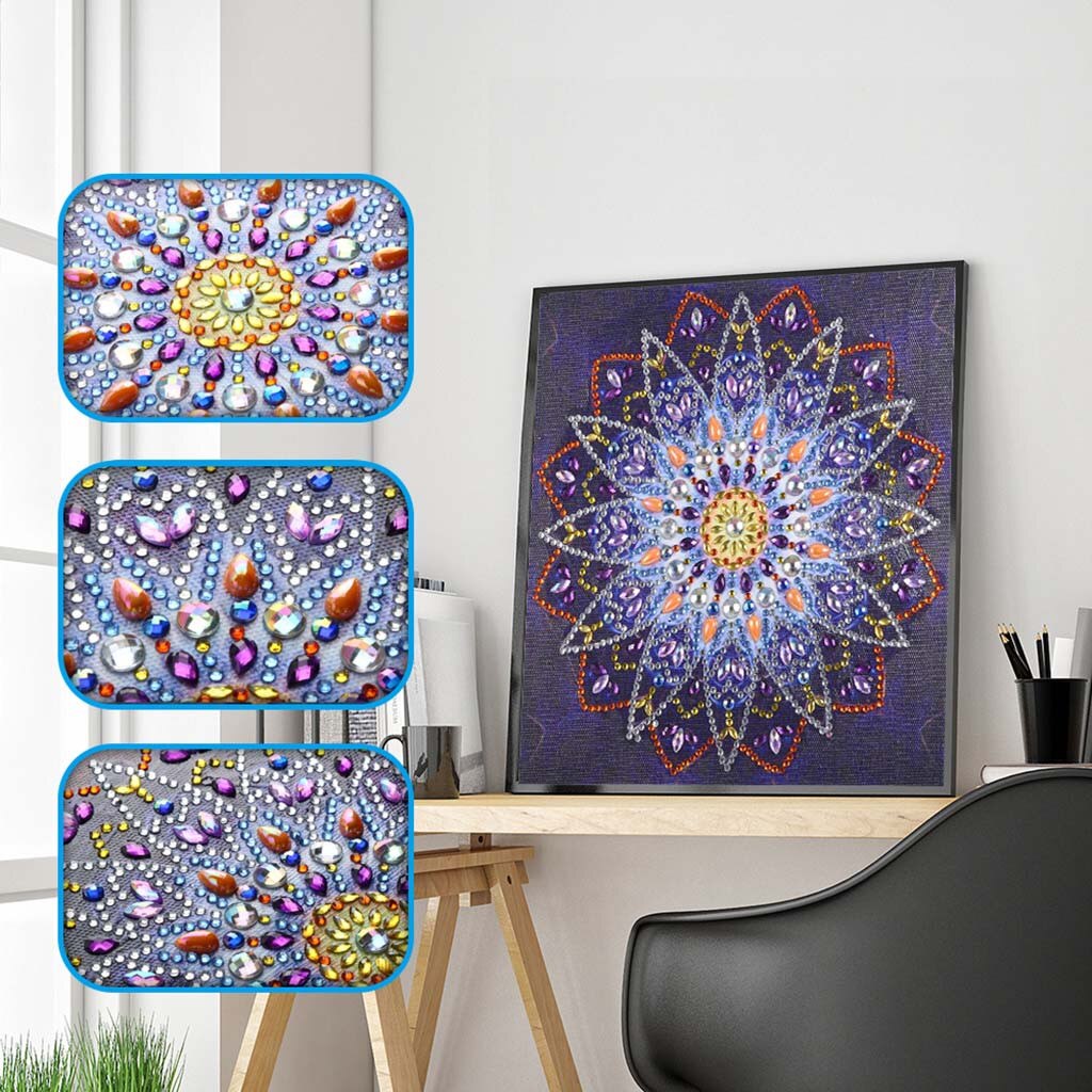 Geometric patterns Special Shaped Diamond Painting DIY 5D Partial Drill Cross Stitch Kits Crystal Rhinestone broderie diamant