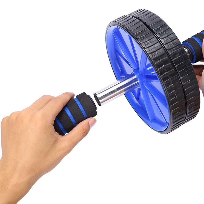 Double Wheeled Updated Abdominal Press Wheel Rollers Gym Exercise Equipment For Body Building Fitness and health massage 22