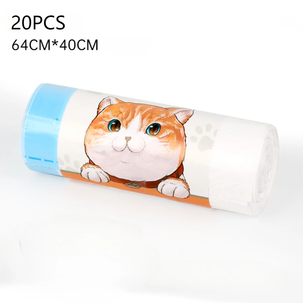 Thickened Cat Litter Bags Box Liners Disposable Drawstring Type Automatic Closing Sealed Can Bear 10KG Pet Supplies: Dark Brown