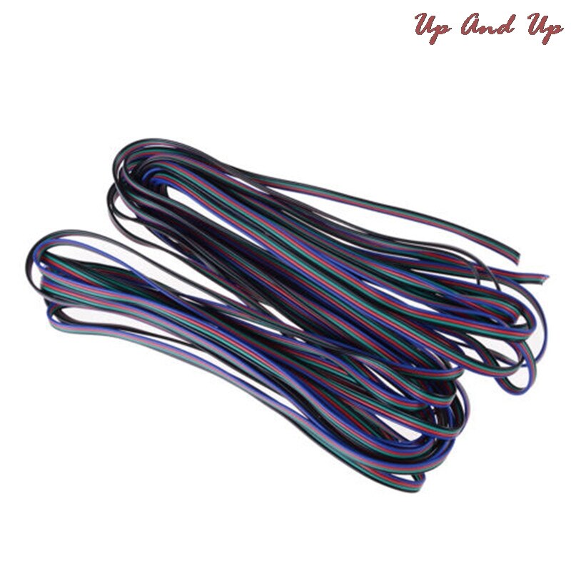1m 5m 10m 4 PIN RGB Led Wire Cable LED RGB Cable Extension Wire Cord For RGB 3528 5050 5630 7020