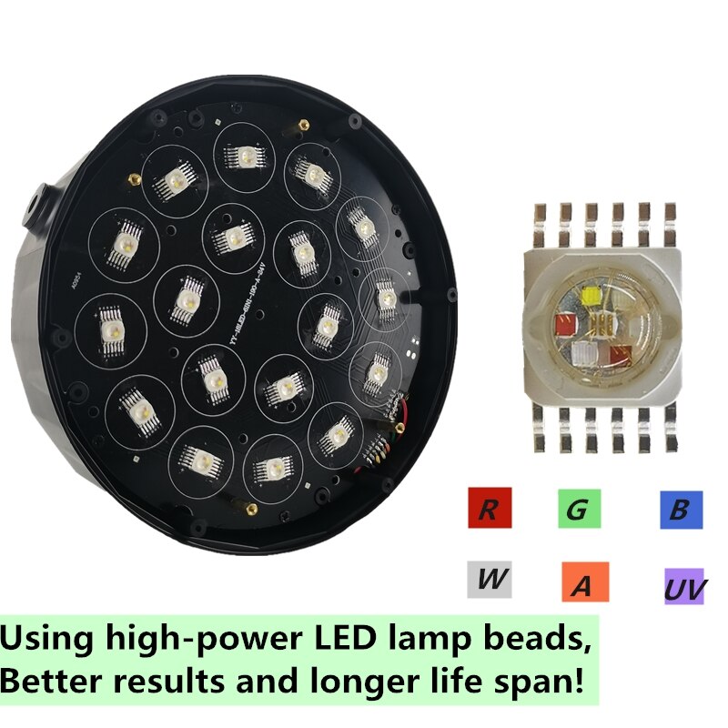 RGBWA + UV 6-in-1 LED PAR 18X18W PAR Licht/disco licht, par led professionelle dj ausrüstung
