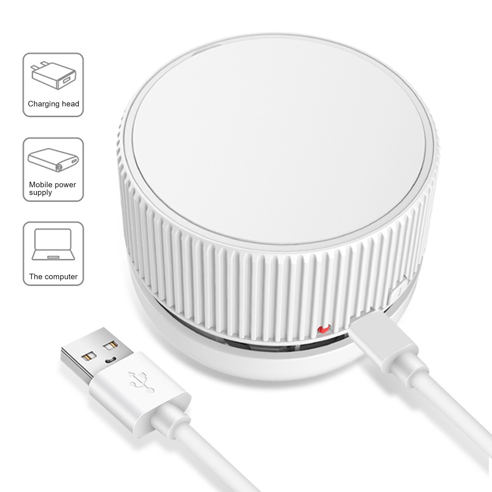 Mini Desktop Vacuum Cleaner Portable Crumb Dust Sweeper Paper Dust Collection For Home Office Keyboard Manicure Vacuum Cleaner