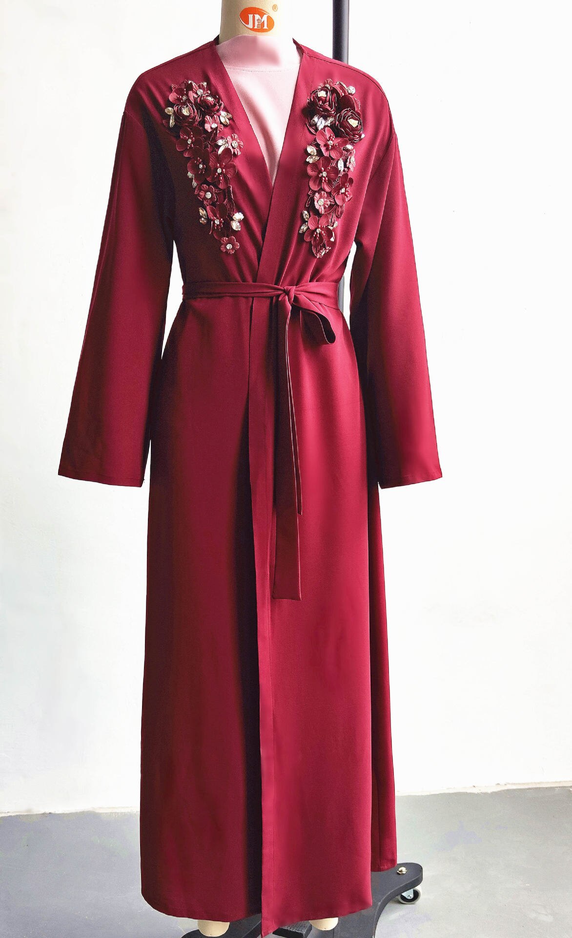 Abaya Kimono muzułmański sweter hidżab sukienka turecki islamska odzież Abayas dla kobiet Kaftan dubaj Kaftan Oman szata Djelaba Femme