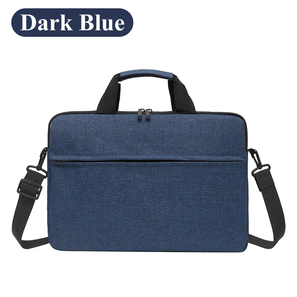 Laptoptassen Draagtas voor 13-15 inch laptop en tablet Schouderriem Duurzame waterafstotende stof Business Casual School: < 12" / LIGHT BLUE
