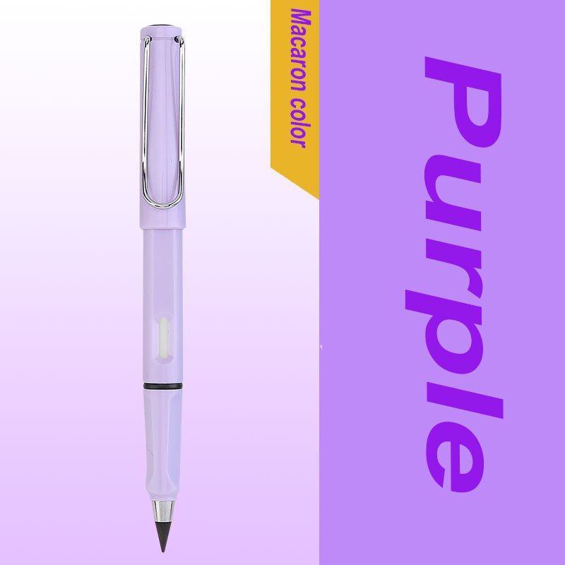 1 pces preto tecnologia sem moagem sem tinta estudantes usam lápis permanentes não pode terminar a escrita e não é fácil de quebrar: Purple