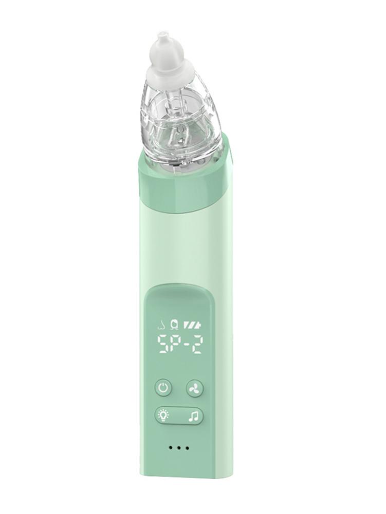 All-in-one Electric Nose Cleaner With Music Baby Nasal Aspirator Nasal Stuffing Tool Soft Head Children Nasal Aspirator Set