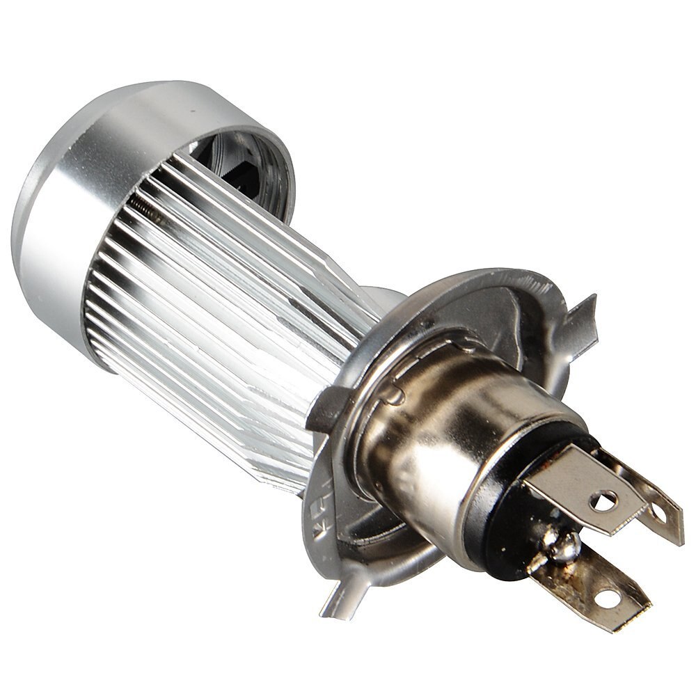 Super Heldere Motorfiets H4 HS1 Koplamp Hi/Lo Dual Moto Led Lampen Koplamp 2000LM 20W Wit