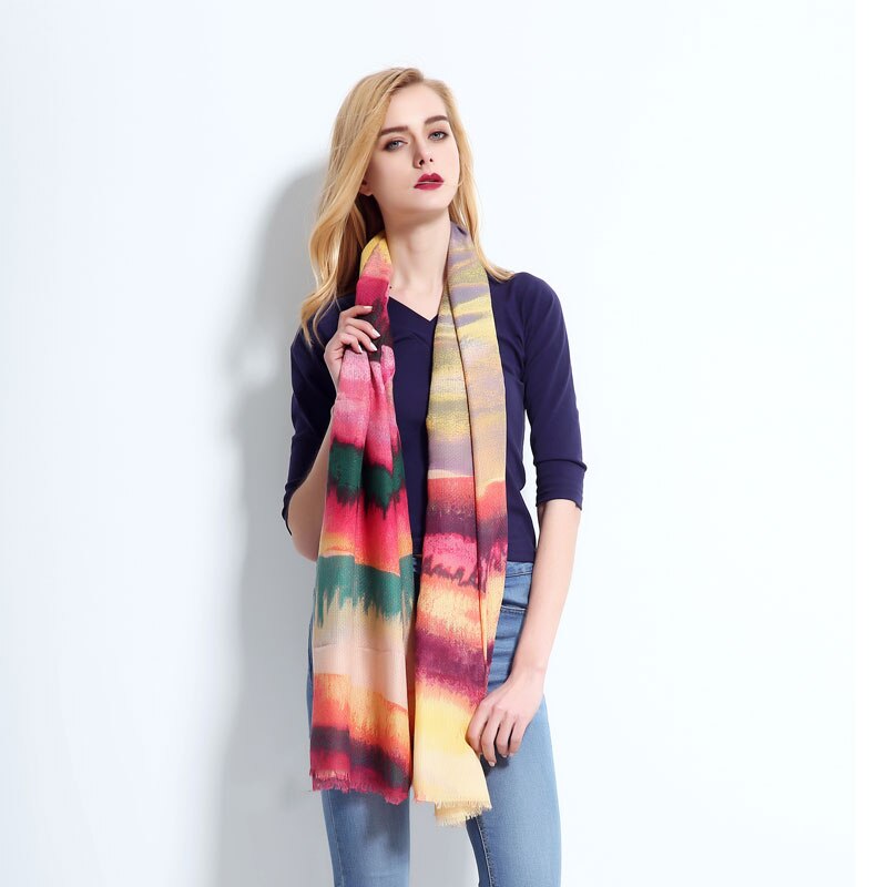 [vianosi] luxe merk sjaal dames grote maat sjaal foulard femme bandana zachte cachecol hijab damessjaal