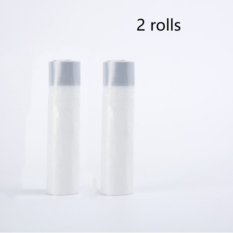 45 x 50cm geurende vuilniszakken met trekkoord - verdikte, grote, geurige vuilniszakken met handvatten, , 4 geuren (roos/lavendel/citroen/vanille): Lichtgeel