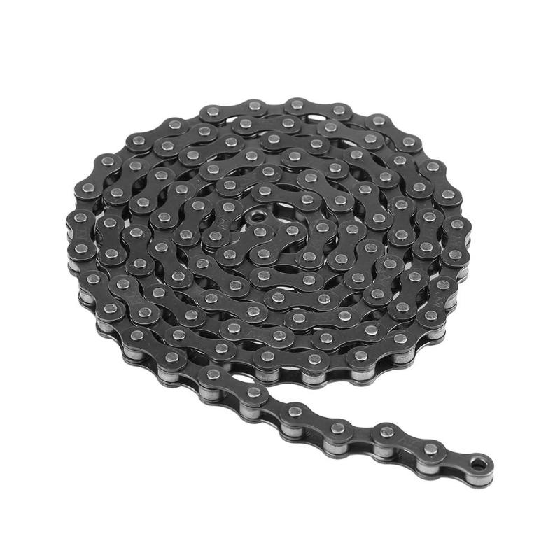 Bicycle Chain 114 Links Single Speed MTB Bike Steel Chain for Fixed Gear Cycling Chain