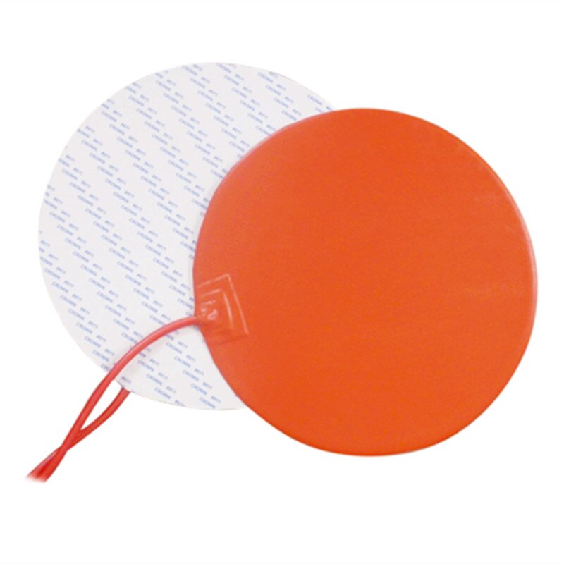 12v 270w ronde 300mm siliconen verwarmingsbed met 3m lijm