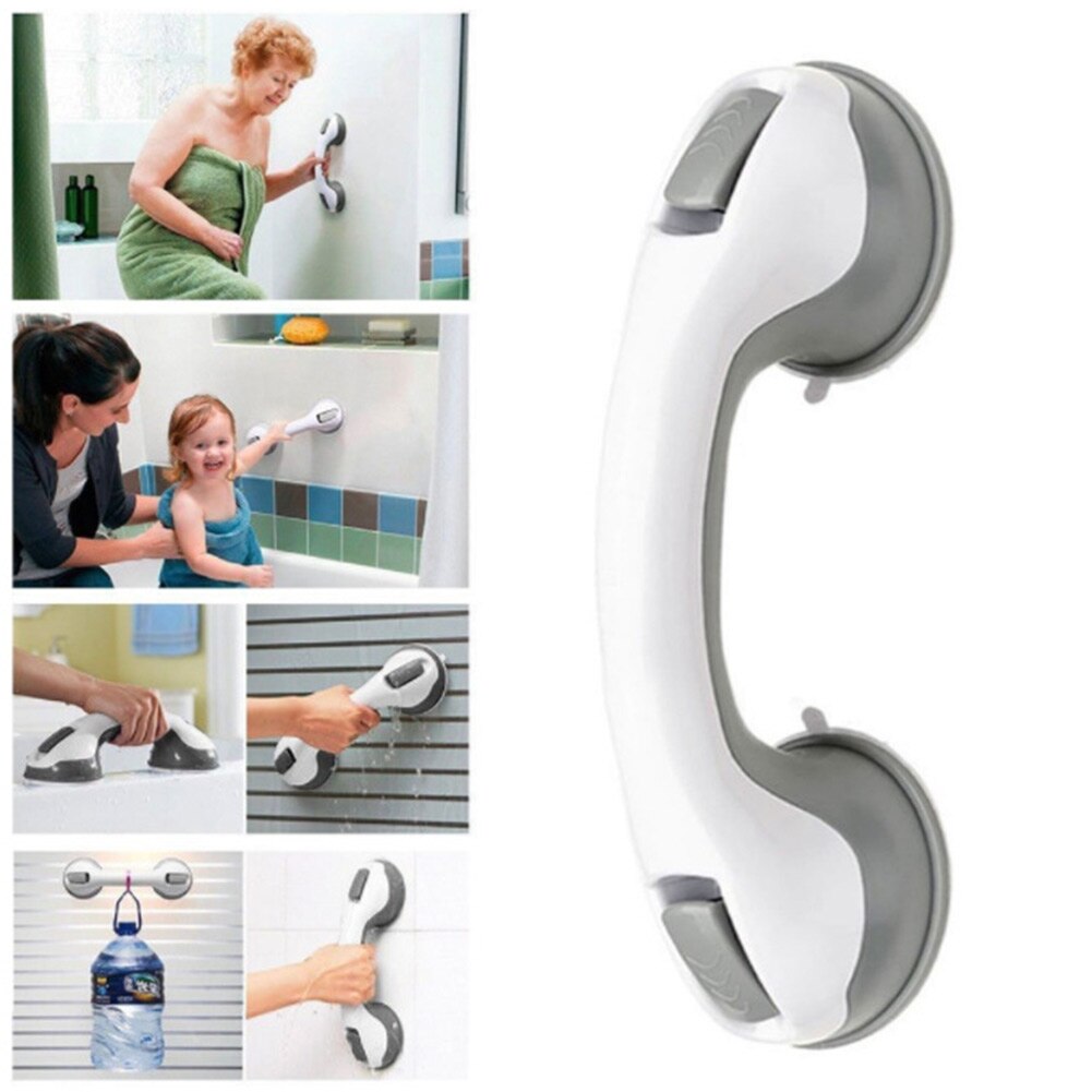 Balance Assist Bar With Suction Cup Home Durable For Shower Safety Wall Mounted Easy Grip Window Multifunction Bathroom Bathtub
