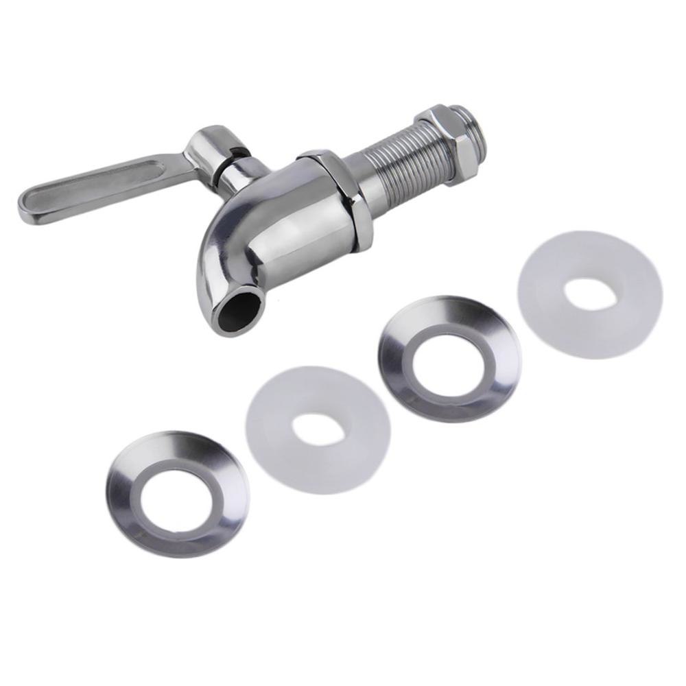Dosificador de vino espita de barril de acero inoxidable para bebidas, grifo duradero para el Hogar, baño y cocina,: Default Title