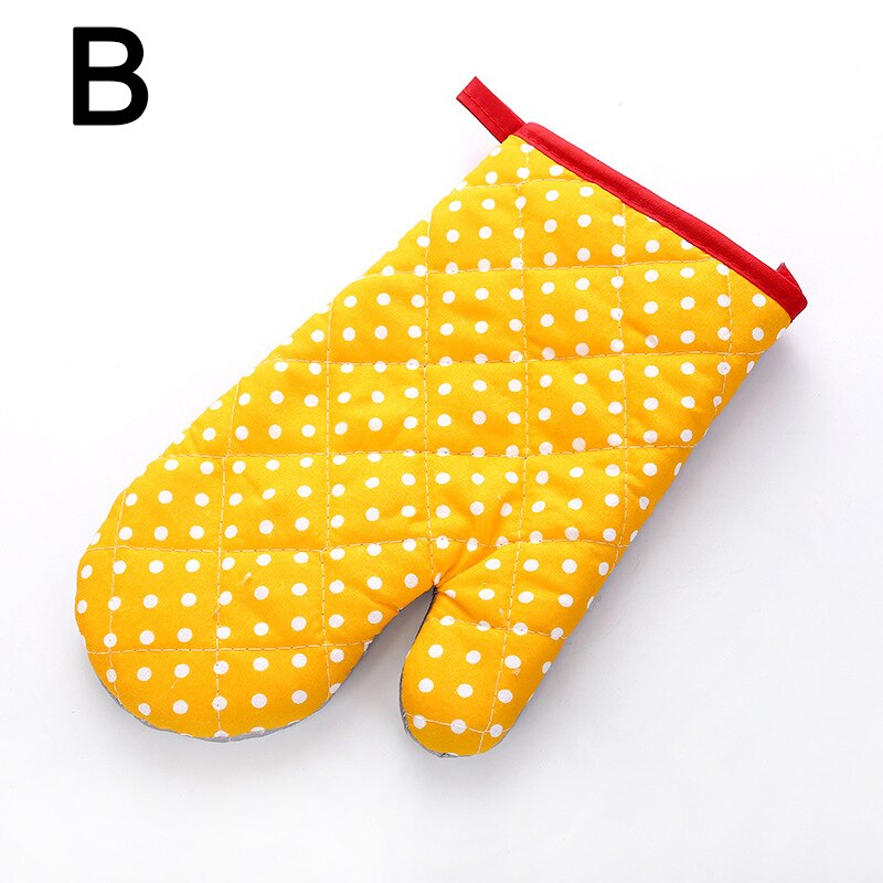 1Pc Oven Mitts Kitchen Gloves Cooking Microwave Gloves Baking Bbq Oven Potholders Oven Mitts Insulation Mat Baking Kitchen Tools: B
