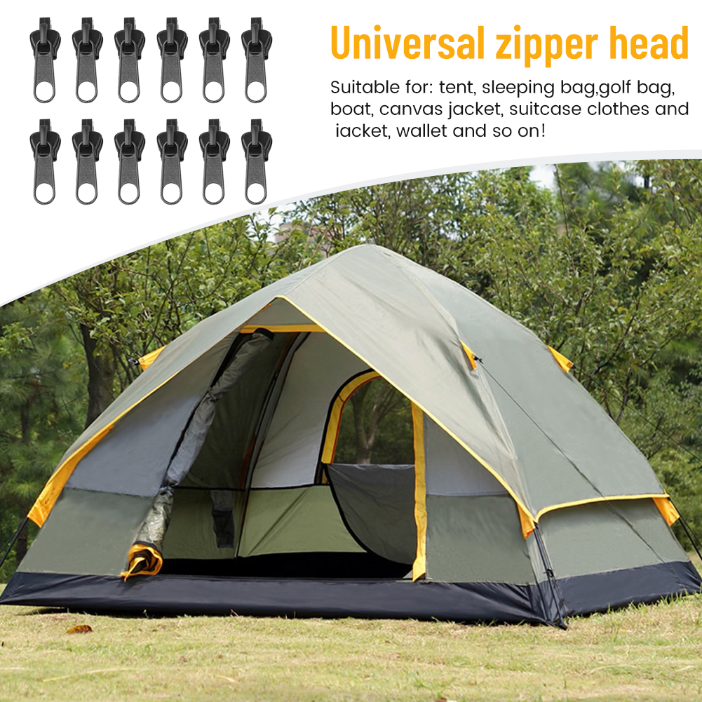 12 Stück Universal Instant Fix Reparatursatz Ersatz 3 Größen Zip Slider Zähne Rettung Neues Nähen Kleidung