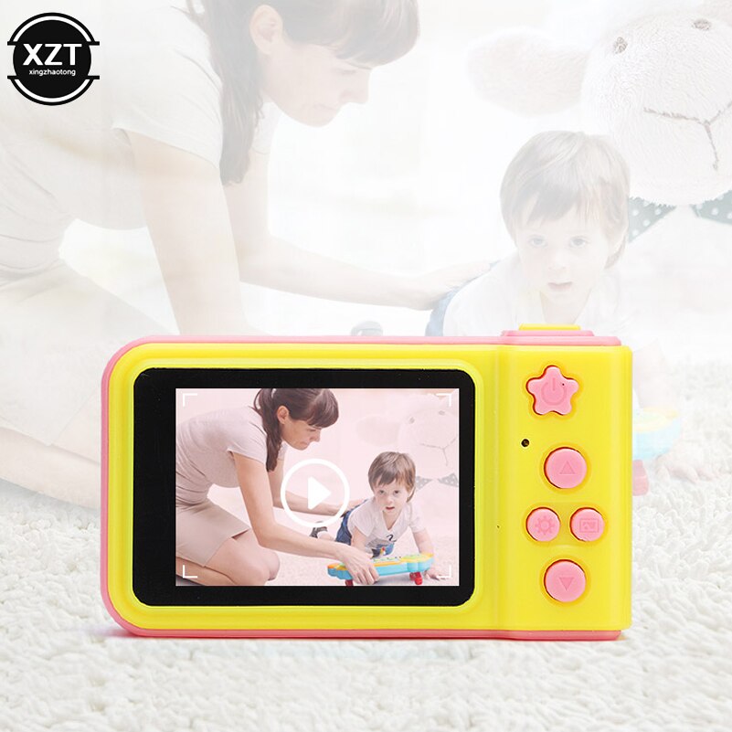 Børn mini digitalkamera børn pædagogisk legetøj til børn baby fødselsdag 1080p projektion 2 tommer videokamera sød
