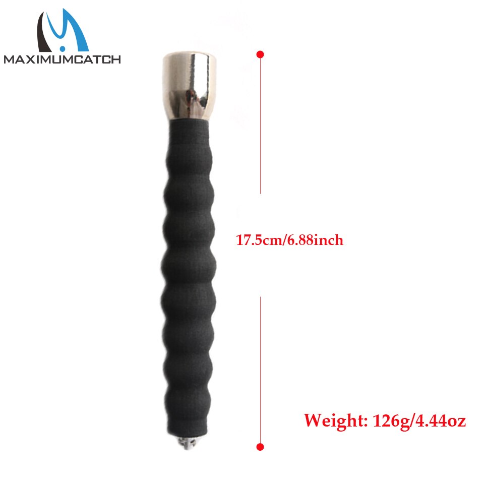 Maximumcatch Head Diameter 22mm/25mm Fly Fishing Bat Strong Aluminum Fishing Priest Fish Whacker Fish Bat