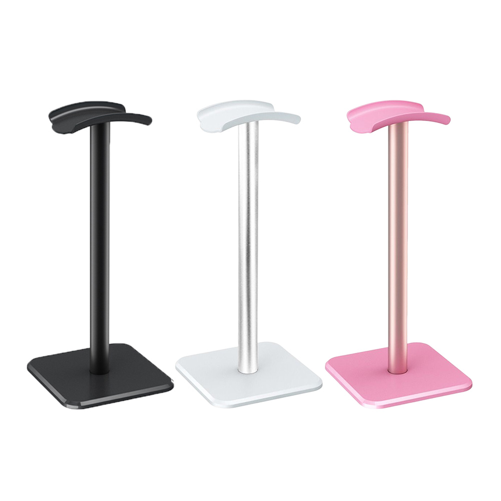 Headset-Ständer Kopfhörer halter aus Aluminium legierung, platzsparender Desktop-Organizer-Display-Kleiderbügel mit vertikaler Halterung