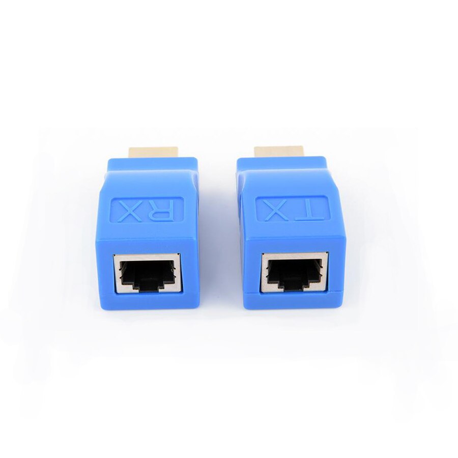 1 Pair RJ45 4K HDMI-compatible Extender Extension Up to 30m Over CAT5e Cat6 Network Ethernet LAN for HDTV HDPC DVD PS3