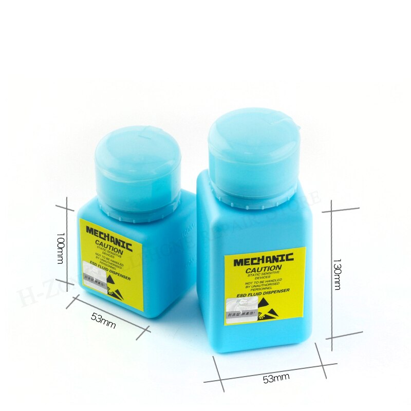 MECHANIC Anti-dissipative ESD protective HDPE Alcohol Bottle 4/6 oz. Liquid Container Cleaner Dispenser for iPhone Repair Tools