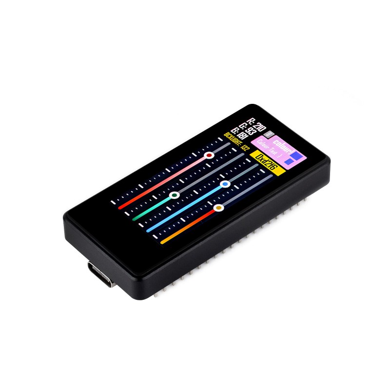 ESP32-S3 1.91inch AMOLED Display Development Board, 240×536 Pixels, 32-bit LX7 Dual-Core Processor: Brown