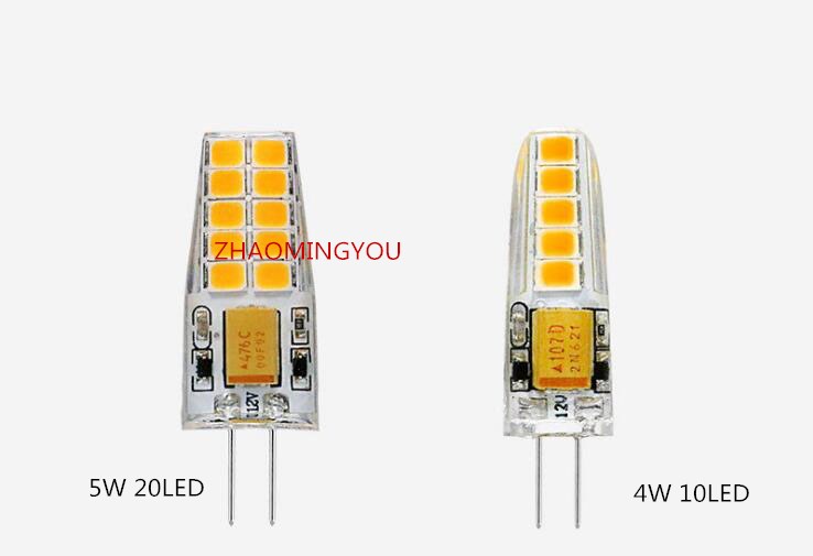 G4 LED-Birne 12V AC DC 4W 5W LED G4 Lampe Ampulle 10LED 20LED 360 Abstrahlwinkel 2835SMD Ersetzen Sie die 30W 40W Halogenlampe