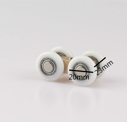Schuifdeur Wiel 3Pcs Deur Suspension Wiel Glas Schuifdeur Katrol Roller Accessoire Diameter 35mm