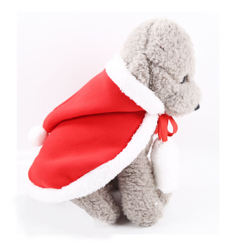 Navidad perro capa para gato ropa para mascotas capa con capucha traje para mascotas rompevientos perros pequeños traje de ropa abrigo BS010