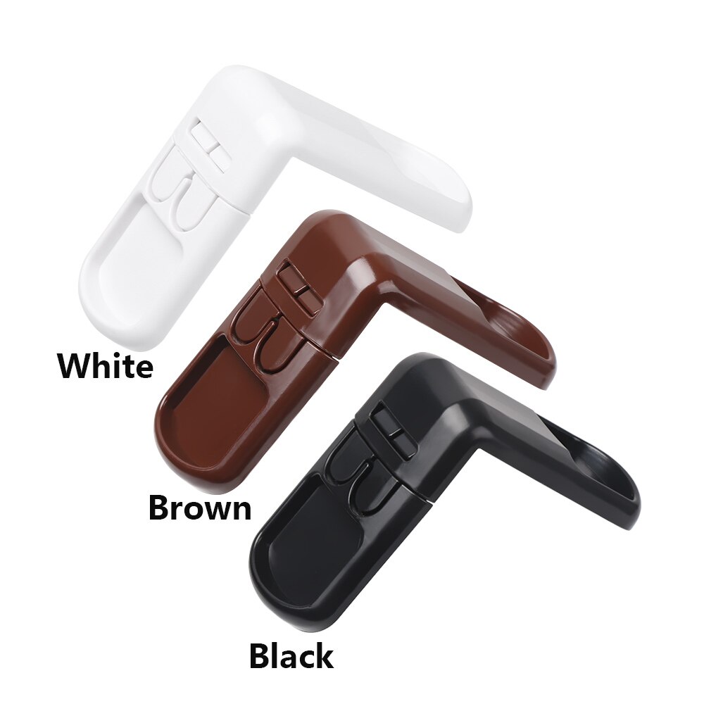 1PC Baby Rechten Winkel Kunststoff Sicherheit Sperren Doppel schnappen Anti-öffnung Multi-funktion Schutz Schrank Schubladen Tür schlösser