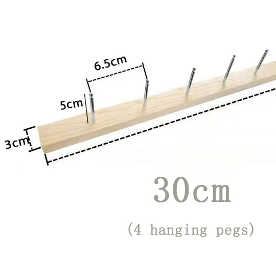 Colgador de pared de madera para joyería, soporte de exhibición con gancho dorado y plateado, organizador de collares y pendientes, soporte de almacenamiento, decoración montada en la pared para tienda: Gris