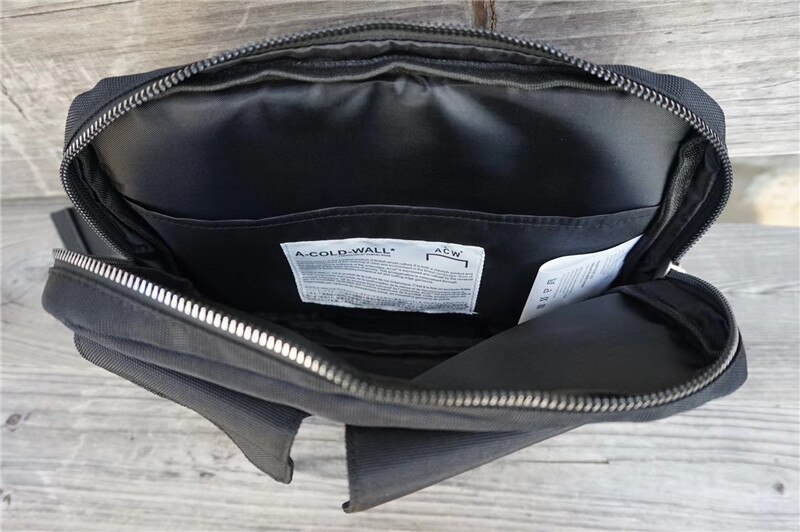 Sac à bandoulière en toile ACW pour hommes femmes, sacoche de bonne A-COLD-WALL A, sacoche de poitrine murale froide