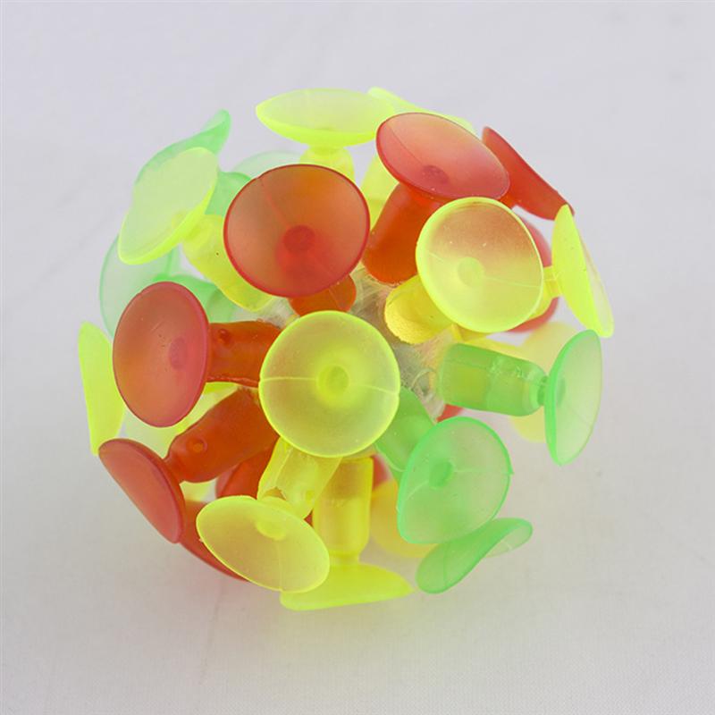 4 stk sugekop bold interaktiv flerfarvet flash luminescens sjov til børn børn