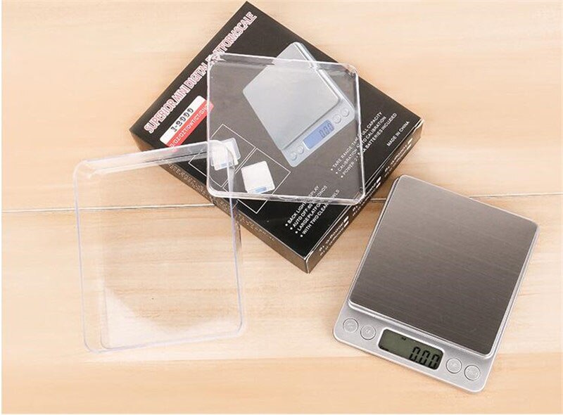 Kitchen Scale with 2 tray Digital Food Scale 6 units conversion 0.1garm Accurate Measurement LED Display