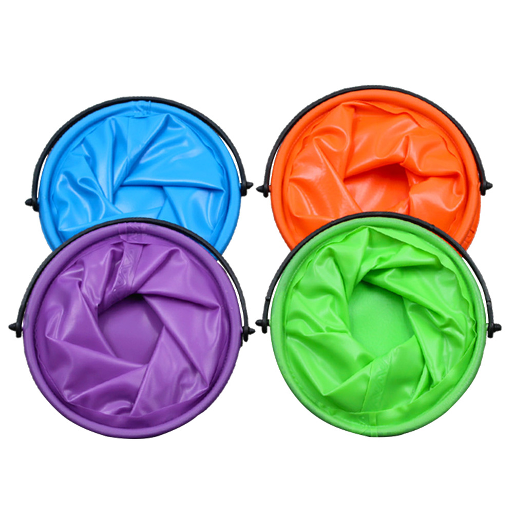 Portable Ergonomic Tools Folding Bucket Supplies Kitchen Outdoor Camping With Compartment Bathroom Travel Fishing Camping