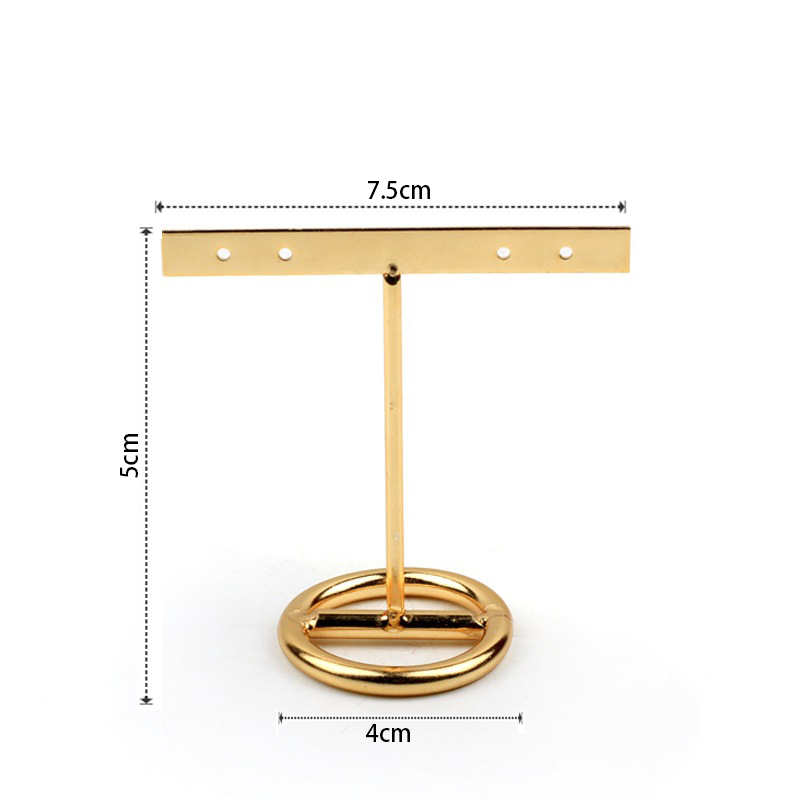 Organisateur de bijoux Support en bois Bracelet boucle d'oreille Support d'affichage décoration Support boucle d'oreille Support affichage décoration Rack petit: Bleu