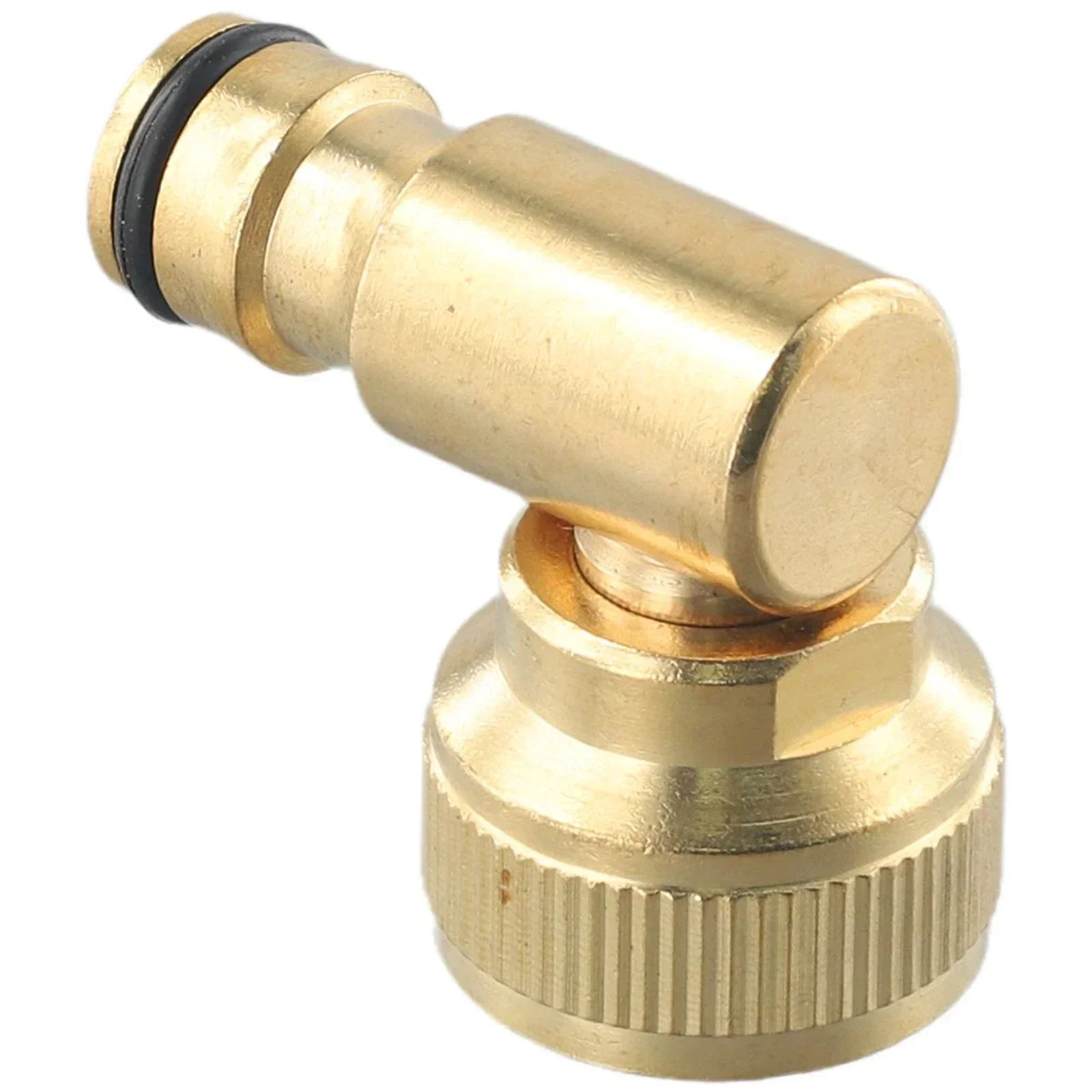 Brass 90 Degree Swivel Elbow Quick Connector For Hoselock Plug 3/4'' Female Outdoor Garden Hose Faucet Adapter