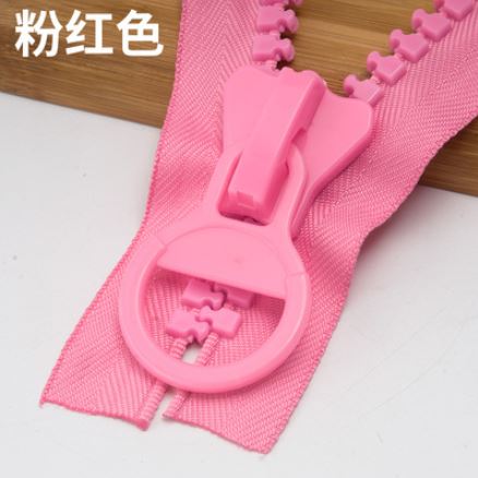 Extra large zipper 20# 25 cm Open at both ends Resin Zippers Pull Ring Zip for Sewing Bags clothes: 3