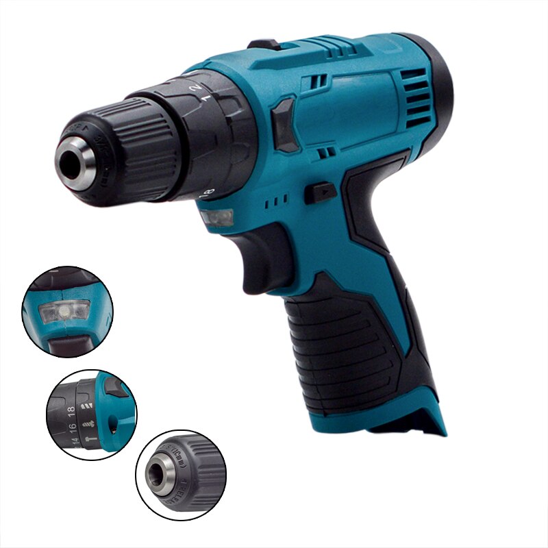 12V Electric Drill Rechargeable Lithium Battery Two Speed Electrical Cordless Screwdrivers Power Tools For Bosch 12V Battery