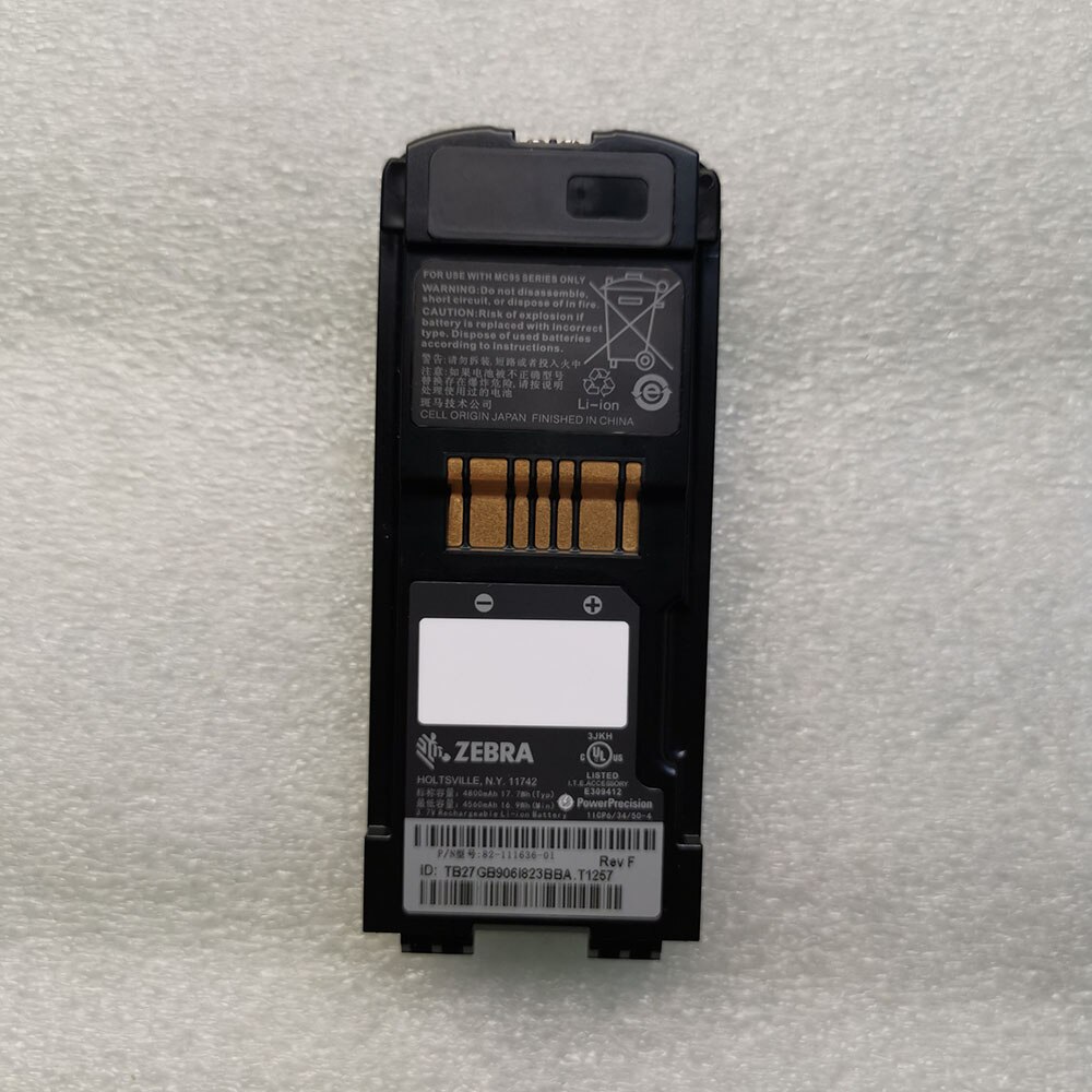 original battery for ZEBRA MC95 MC9500 MC9590 MC9596 82-111636-01 82-111636-04 BTRY-MC95IABA0 batteries