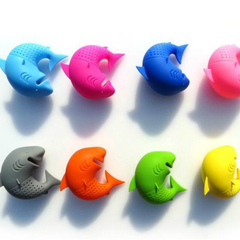 Siliconen Theepot Thee Zetgroep Shark Vorm Zeef Ze... – Vicedeal
