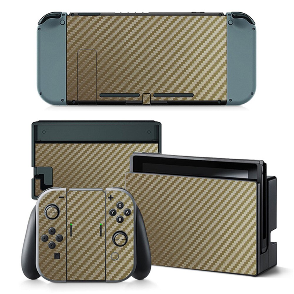 Carbon Sticker Game Serie Skin Stickers Voor Nintendo Switch Goedkope Prijs Skin Stickers: Goud