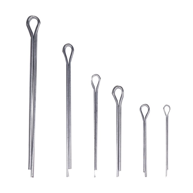 555Pcs Split Pins / Cotter Cotter Fixings Assorted Castellated Nut Hard Case Link Split Cotter Pin with Box