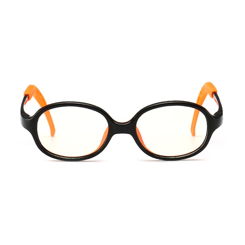 Iboode, nuevas gafas de protección contra luz azul para niños, espejo de cristal redondo de rayos lisos para niño y niña, armazón de gafas para ordenador, gafas ópticas claras, bonitas para niños