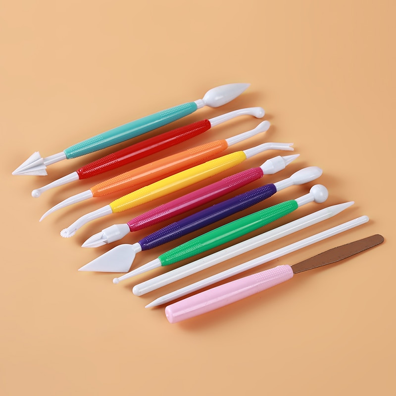 Céramique argile accessoires plastique argile Sculpture ensemble cire Sculpture poterie outils Sculpture Sculpture Shaper pâte à modeler 10 pièces/ensemble